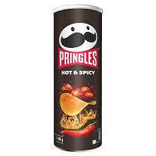 Pringles Hot & Spicy chips. (Gsl)