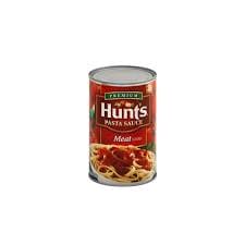 Hunt's Premium Meat Flavored Pasta Sauce.(ch)