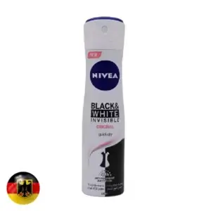 Nivea Black & White Invisible Clean Antiperspirant Deodorant for women (Gsl)