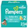 Pampers Baby-Dry diapers, size 2, 112 diapers. (Gsl)