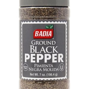 Badia Ground Black Pepper 7oz (Cho)