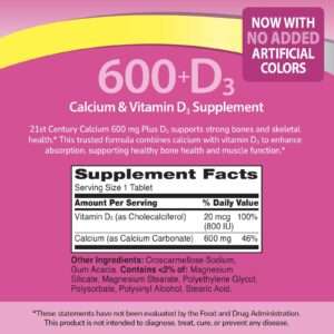 Calcium 600+D3 - (75st) 21Cent - Afbeelding 4