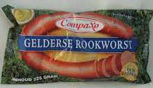 Compaxo rookworst gelderse(24x225gr) (Sub)