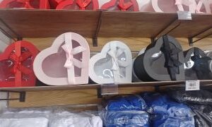 Cadeau doosje hartvorm 4 kleuren (Rspc)