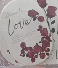 Attentie kaartje met liefdesboodshap 3 soorten (Rspc)