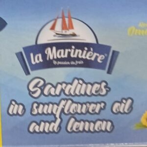 La MARINIERE Sardines zonnebloem olie & Lemon 125 Gr (Sub)