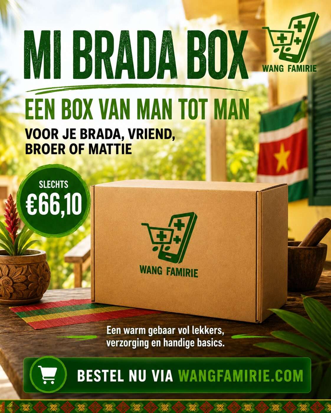 Mi Brada Pakket- 66,10 euro