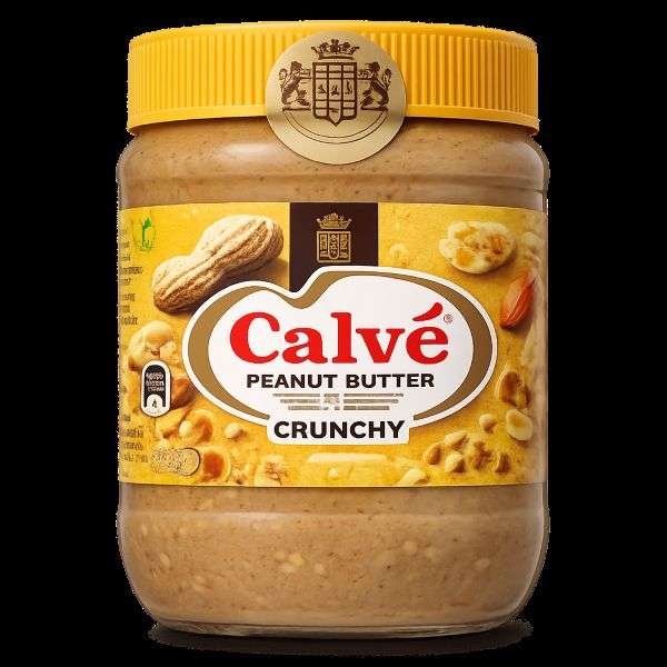 Calvé Crunchy Pindakaas 350 gr(peanut butter).(CI)