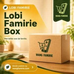 Wang Famirie Lobi Famirie Box liefdevol boodschappenpakket voor familie in Suriname