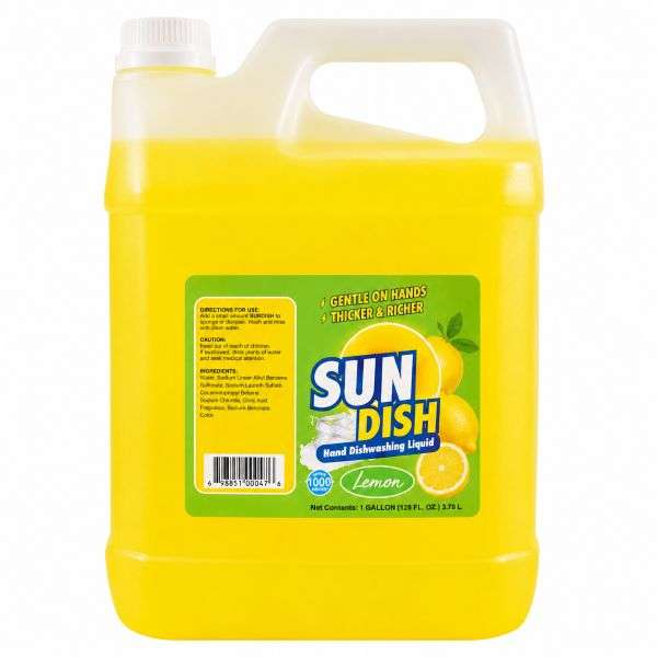 SUN Dish afwas Lemon- groot gallon 4liter (Gbm)
