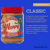 Wippy Pindakaas 340 gr Classic (Gb)