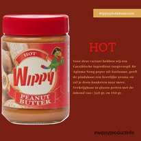 Wippy Pindakaas 340 gr HOT(Gb)