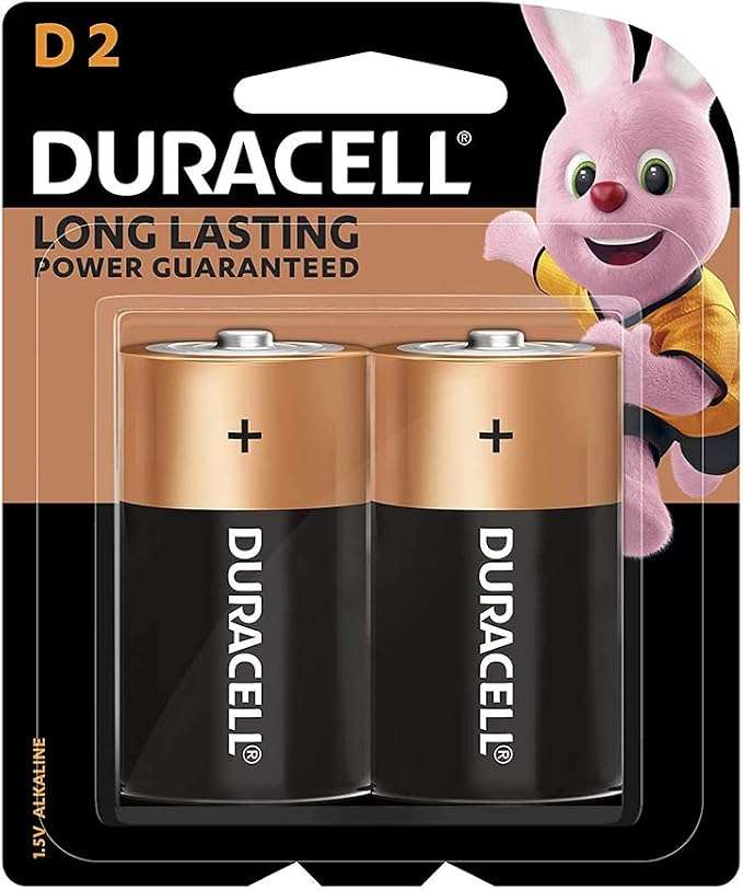 Duracell D-2 CD 2 PACK