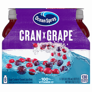 Ocean Spray Cranberry Grape Juice Drink - (6 x 296ml) (Gur)