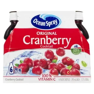 6 x 296 ml Ocean Spray Cranberry Juice Cocktail