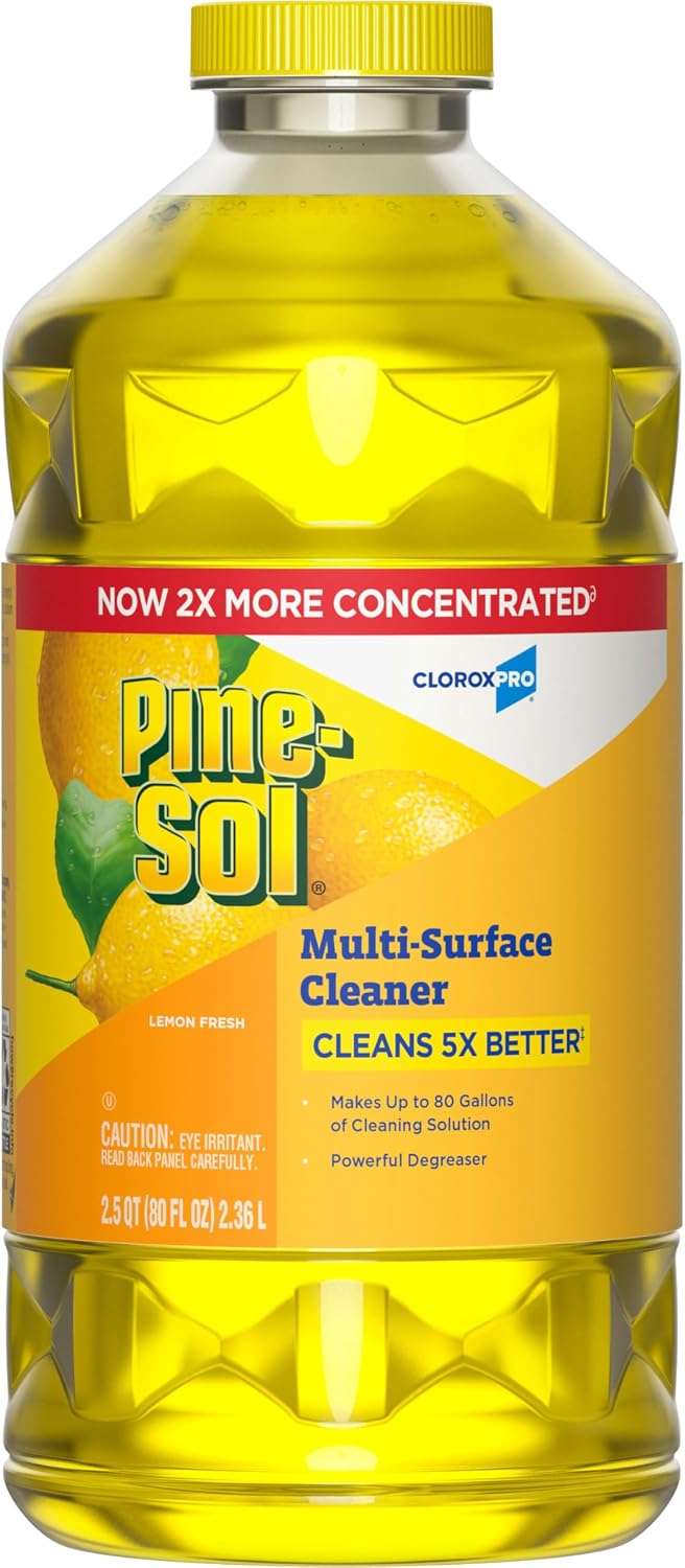 Pine Sol Cleaner Lemon Citric Acid Formula