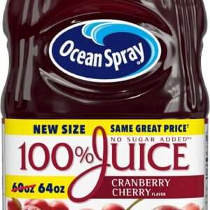 Ocean Spray 100% Cranberry Cherry Juice Drink (1893ml) (Gur)