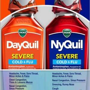 Vicks Nyquil Cold & Flu - 8 oz (236ml) (Gur)
