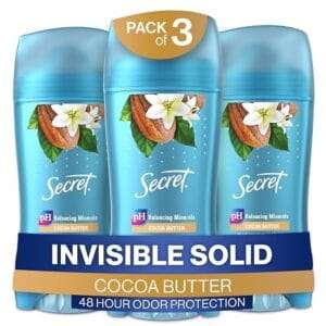 Secret Invisible Solid Fresh Cocoa Butter