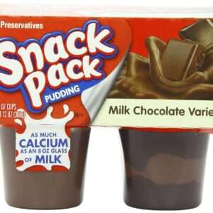 Hunts SnackPack pudding milk choc variety (92g) (Gur)