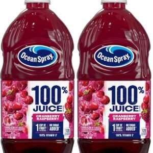 Ocean Spray 100% Cranberry Rasberry Juice Drink (1893ml) (Gur)