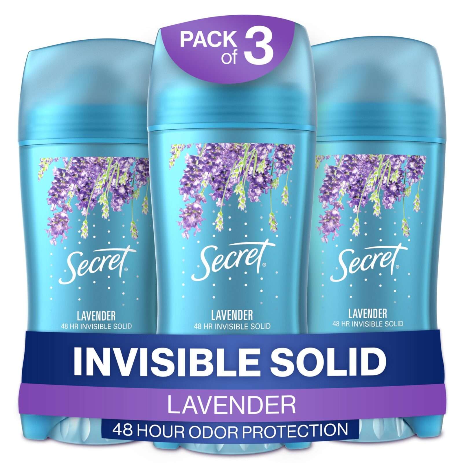 Secret Invisible Solid Fresh Lavender