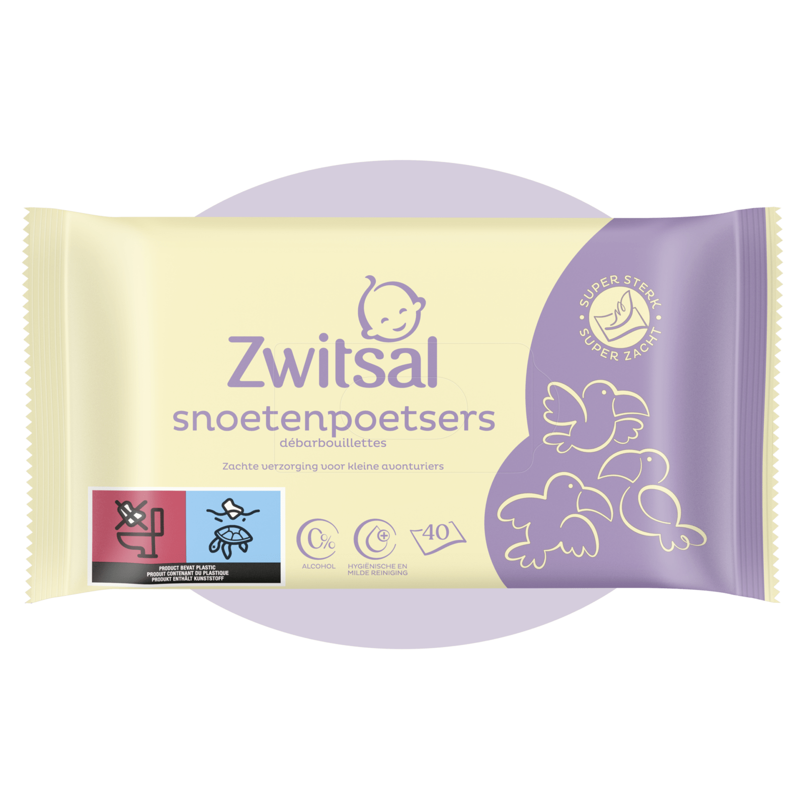 Zwitsal Snoetenpoetsers 40 stuks