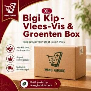 XL Bigi Kip -Vlees-Vis & Groenten Box €316,18