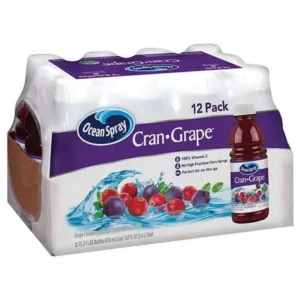 Ocean Spray Cranberry Grape Juice Drink -12 x 450ml (Gur)
