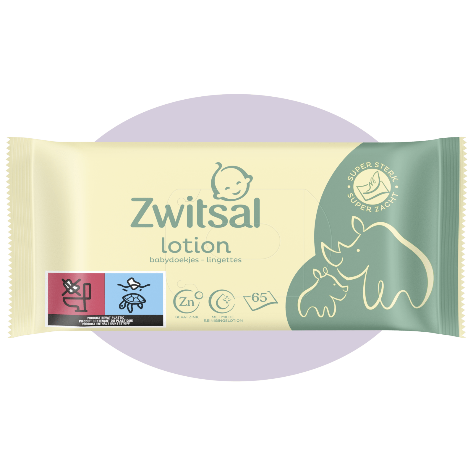 Zwitsal Lotion Billendoekjes 65 stuks
