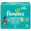 Luiers – Pampers BabyDry Size 4 Jumbo (28ct)