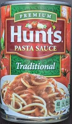 Hunts Pasta Sauce Traditional - FULL BOX