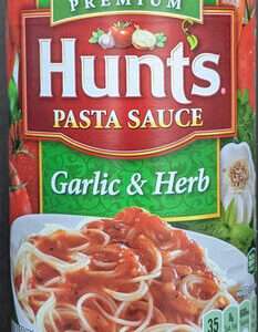 Hunts Pasta Sauce Garlic & Herb (680g) (Gur)