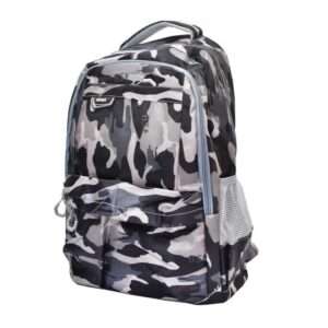 School Rugtas 10x30x42 cm (Camouflage Grijs)