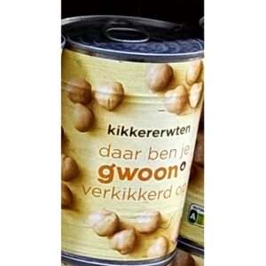 Kikkererwten - g'woon Kikkererwten (400g)